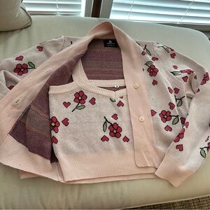 Standard Issue two-piece knit tank top and sweater